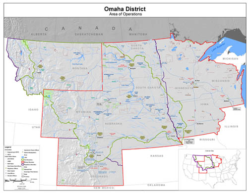 Omaha District Map
