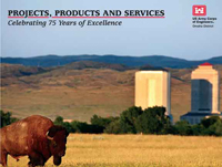 Book Cover Image: Projects, Products and Services: Celebrating 75 Years of Excellence - US Army Corps of Engineers Omaha District
